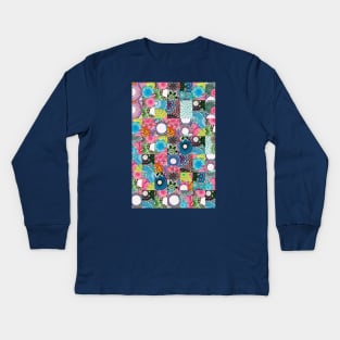 Tiles Kids Long Sleeve T-Shirt